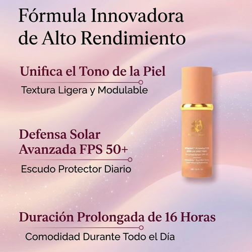 Base Perfecta Anti-Edad SPF 50 - Auto-Ajustable a tu Tono Natural
